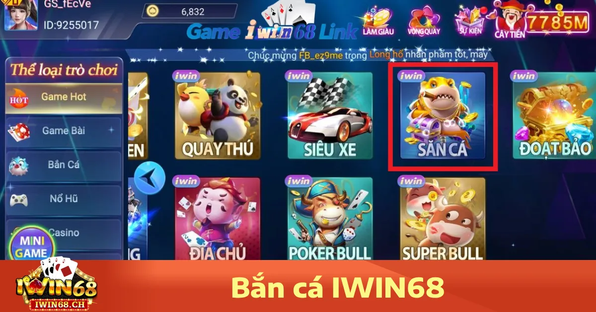 Bắn cá iwin68 1 Tại sao nên chơi Bắn cá Iwin68?