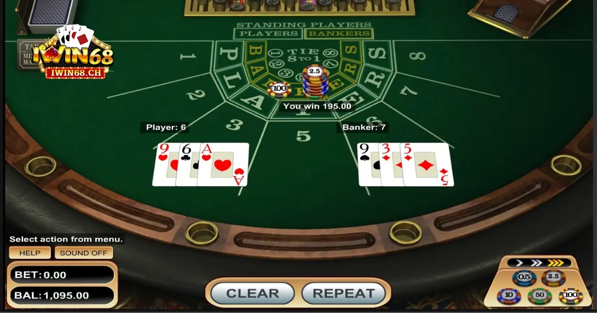 Công Thức Đánh Baccarat: Tăng Cơ Hội Thắng Lớn Tại Iwin68 3 Áp Dụng Tâm Lý Chơi Thông Minh