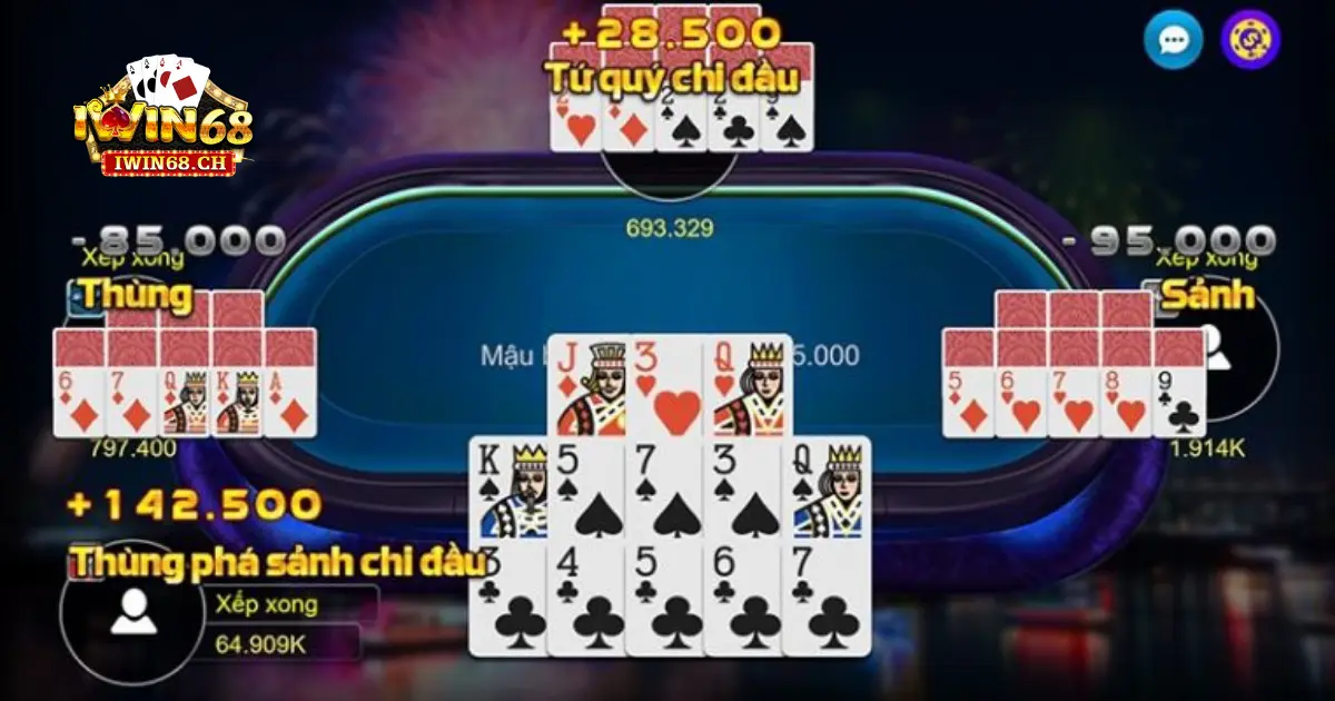 Mậu Binh Cá Cược – Cách Đặt Cược & Mẹo Xếp Bài Tại Iwin68 3 Các loại bài trong mậu binh