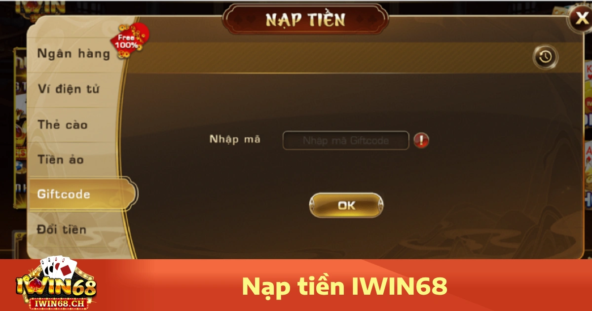Nạp Tiền Iwin68 2 Hướng dẫn chi tiết cách nạp tiền Iwin68