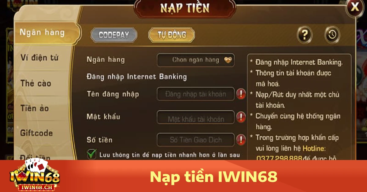 Nạp Tiền Iwin68 3 Cách xử lý khi nạp tiền Iwin68 nhưng chưa nhận được