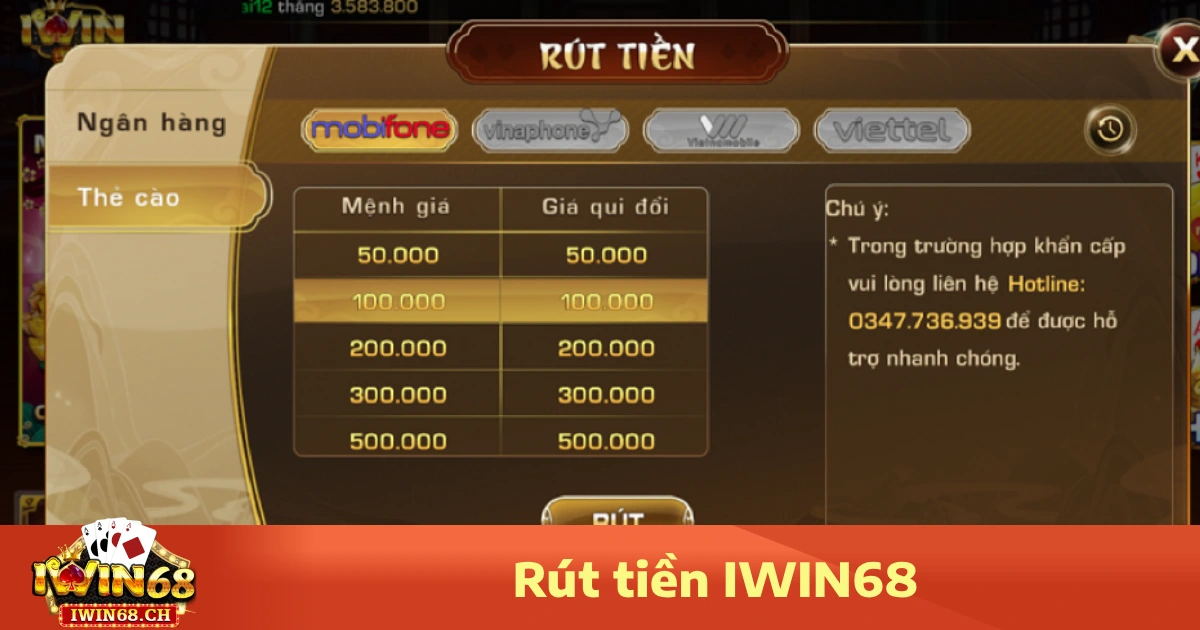 Rút Tiền Iwin68 3 Cách xử lý khi gặp lỗi rút tiền Iwin68 chậm